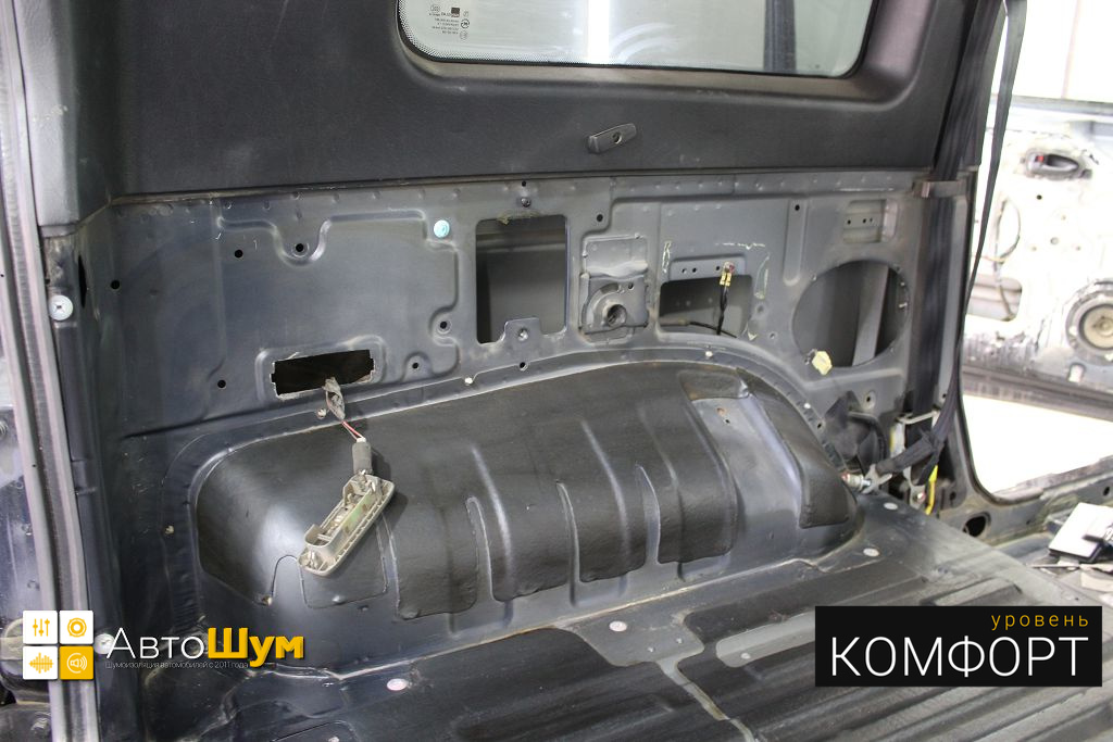 Заводская виброизоляция багажника Тагаз Тагер.